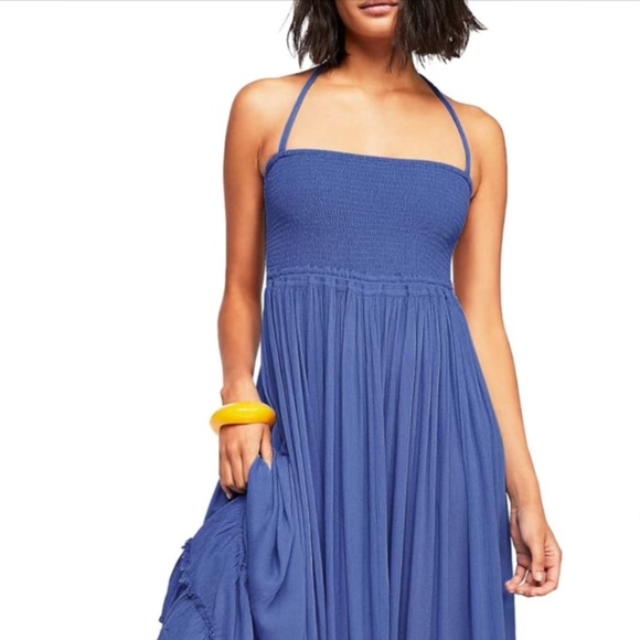 Blue Maxi Dress- Size Small - Picture 1 of 6
